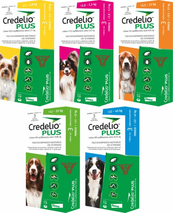 Credelio Plus para Perros – Caja con 3 Tabletas